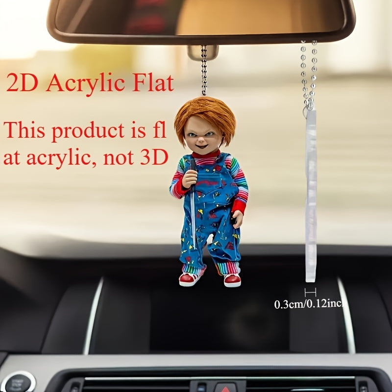 Halloween Acrylic Keychain - Car Mirror & Bag Charm