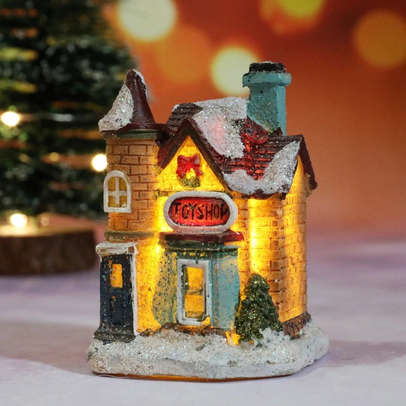 Christmas House Night Light Ornament