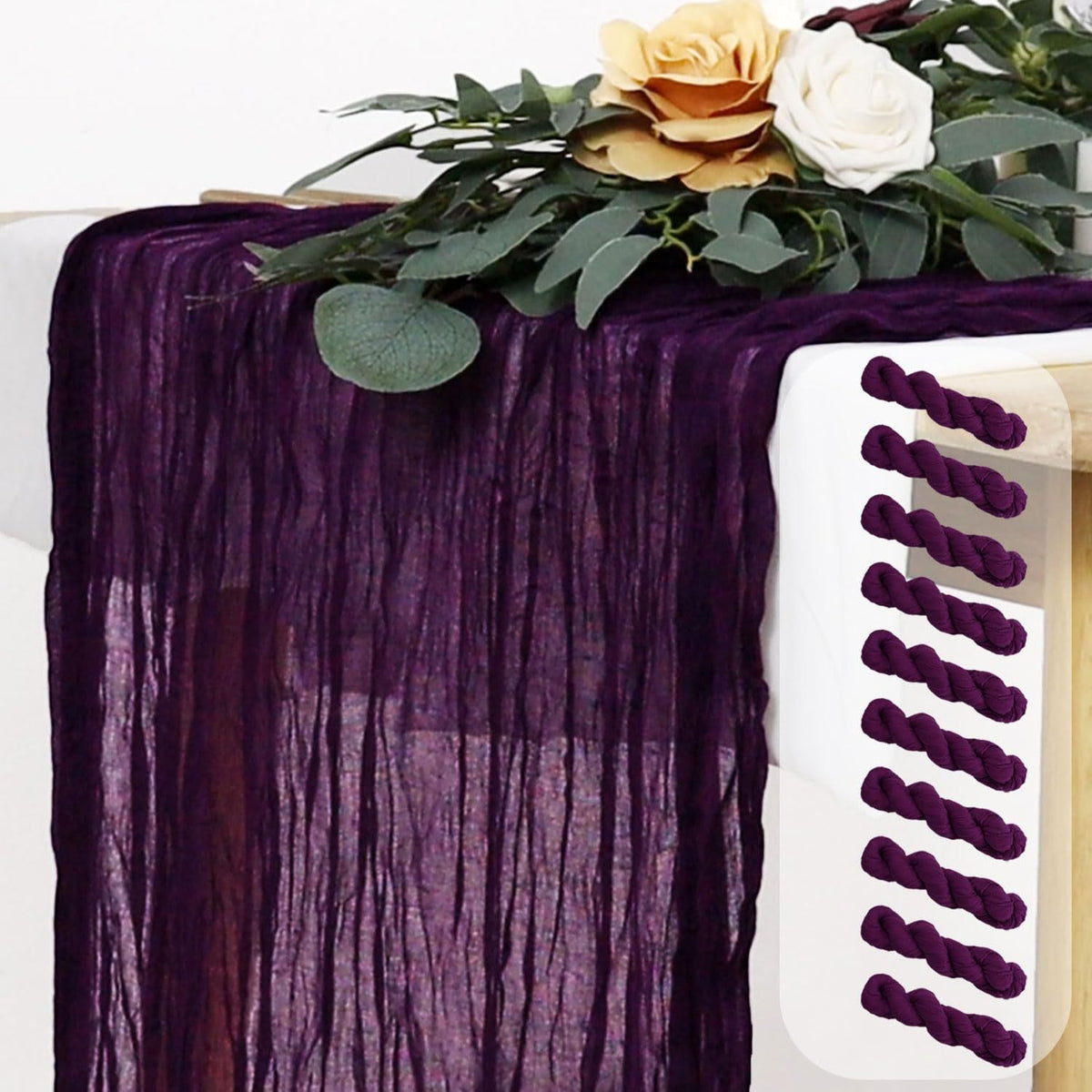 Light Luxury Wedding Table Runner