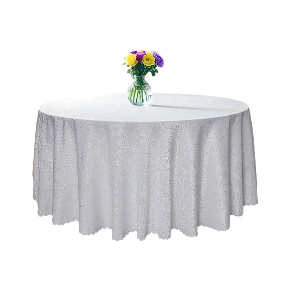 Luxury banquet table cloth fabric crocheted jacquard tablecloth thickened