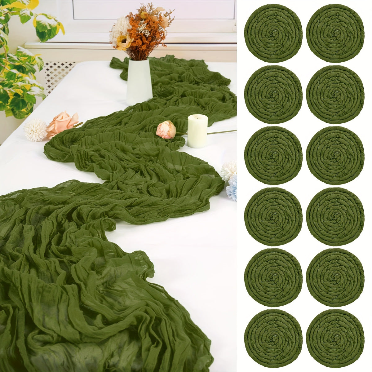 Light Luxury Wedding Table Runner