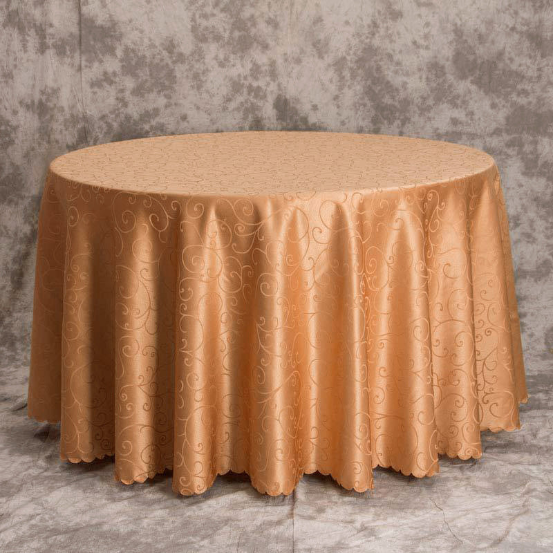 Luxury banquet table cloth fabric crocheted jacquard tablecloth thickened