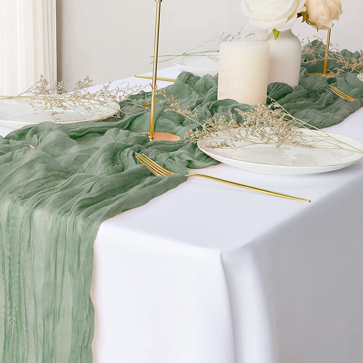 Light Luxury Wedding Table Runner
