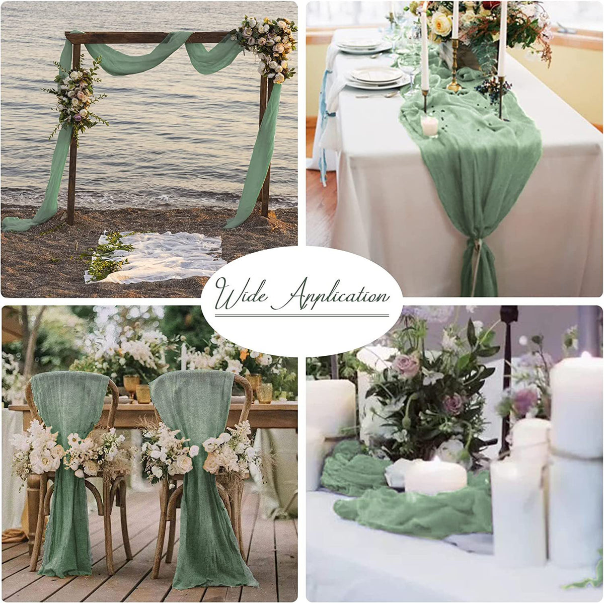 Light Luxury Wedding Table Runner