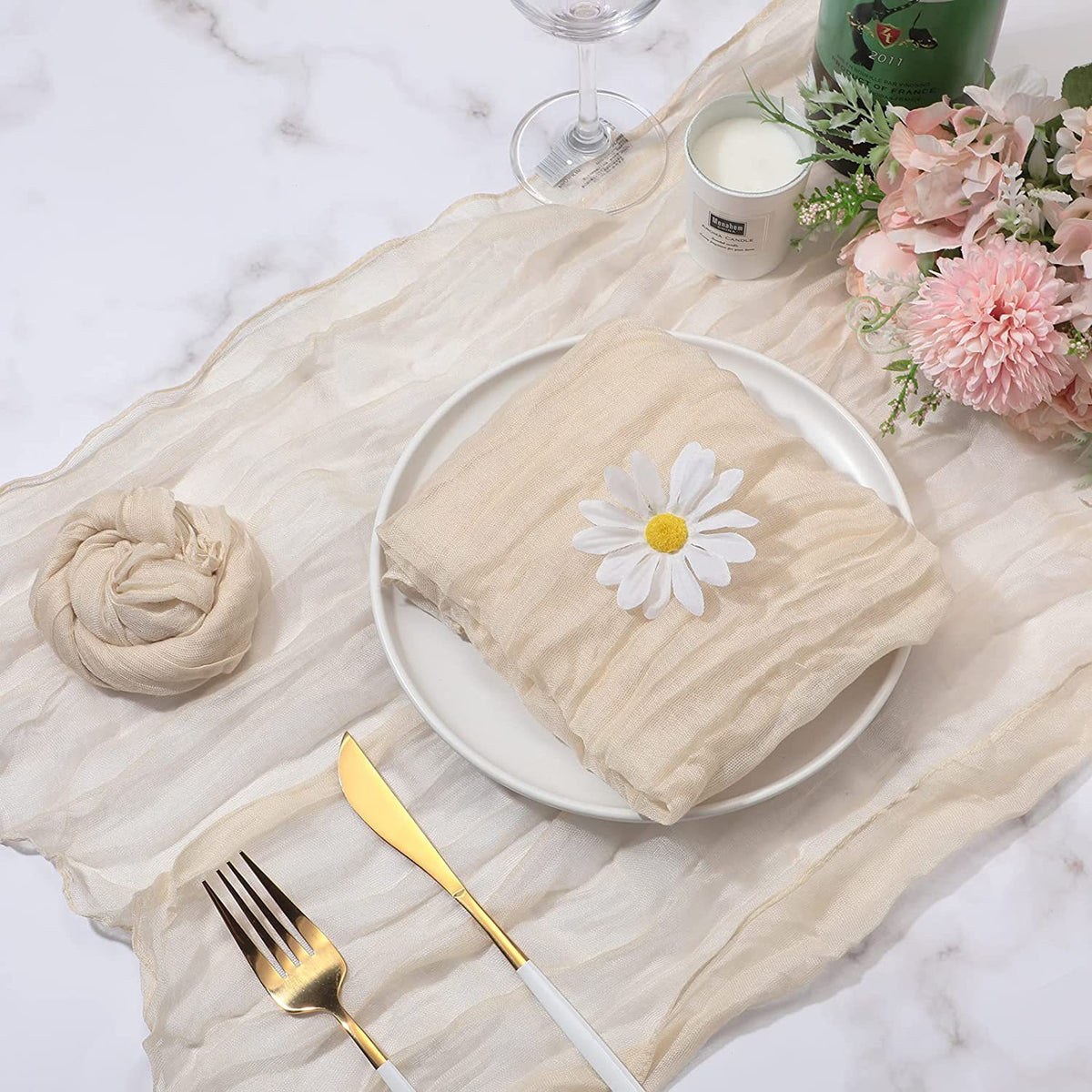 Light Luxury Wedding Table Runner