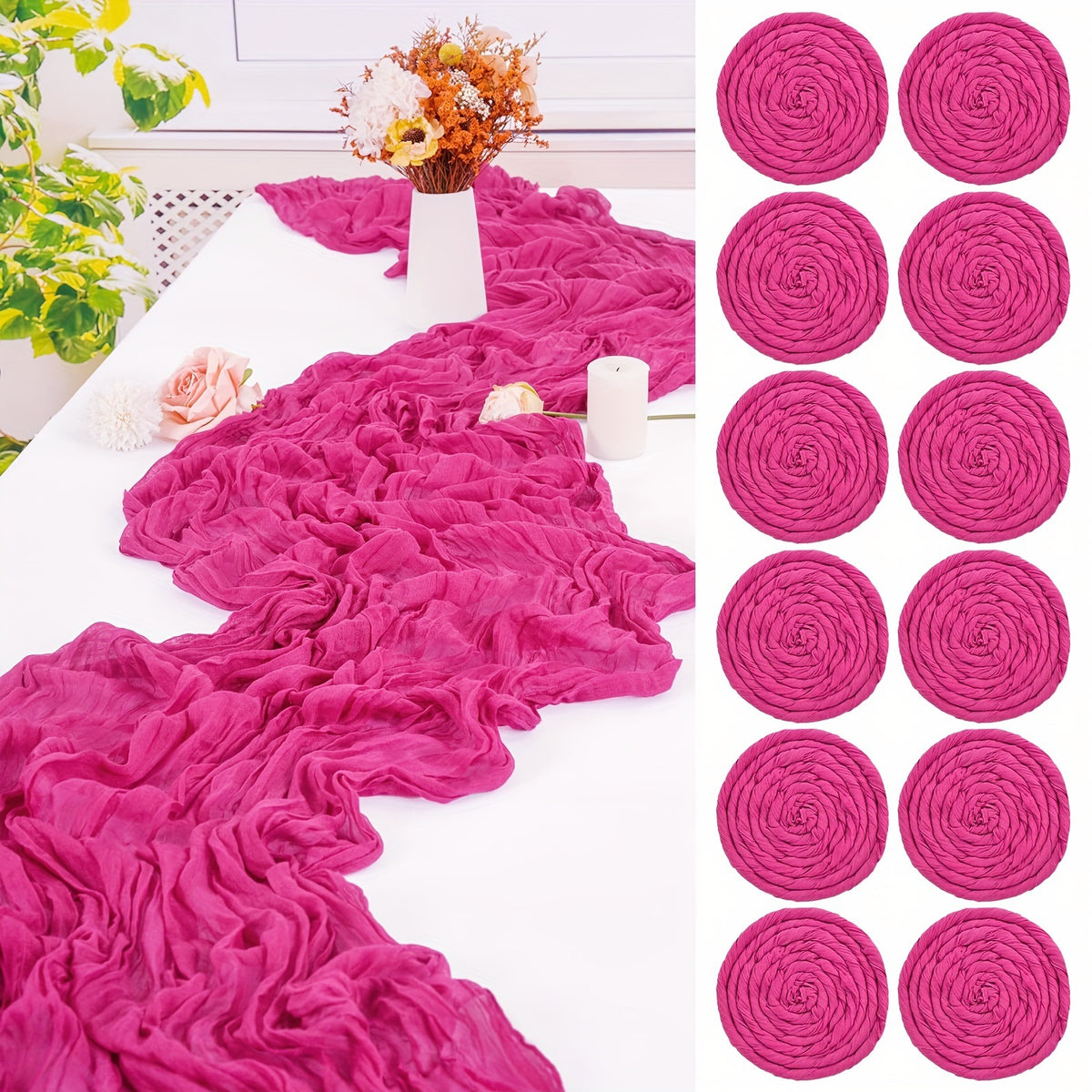 Light Luxury Wedding Table Runner