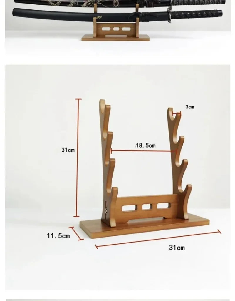 Wooden Katana/Sword Display Stand