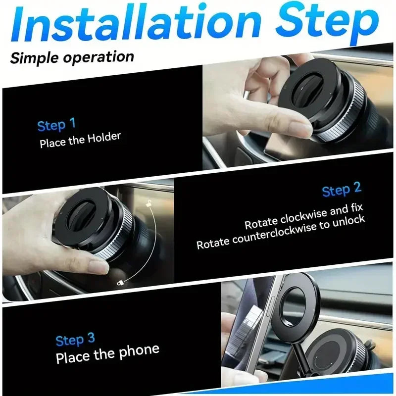 Strong Magnetic 360° Car Phone Holder