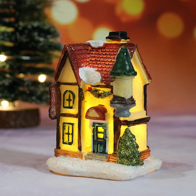 Christmas House Night Light Ornament