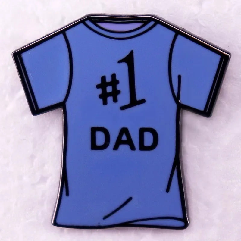 Father's Day Brooch Pin for Dad