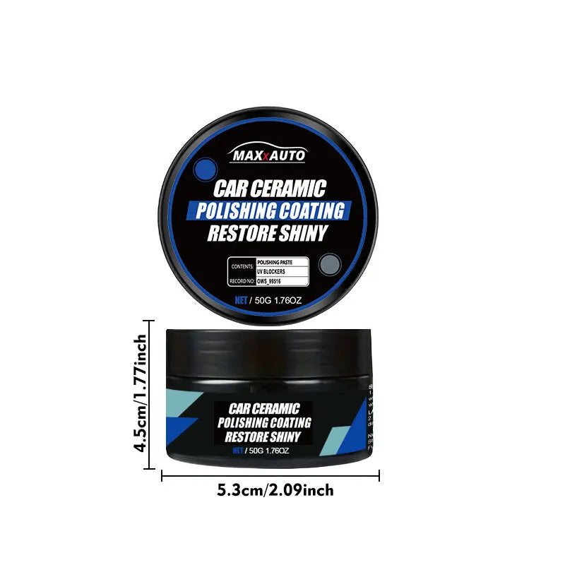 Nano Ceramic Car Coating Wax - Scratch & Water Repair
