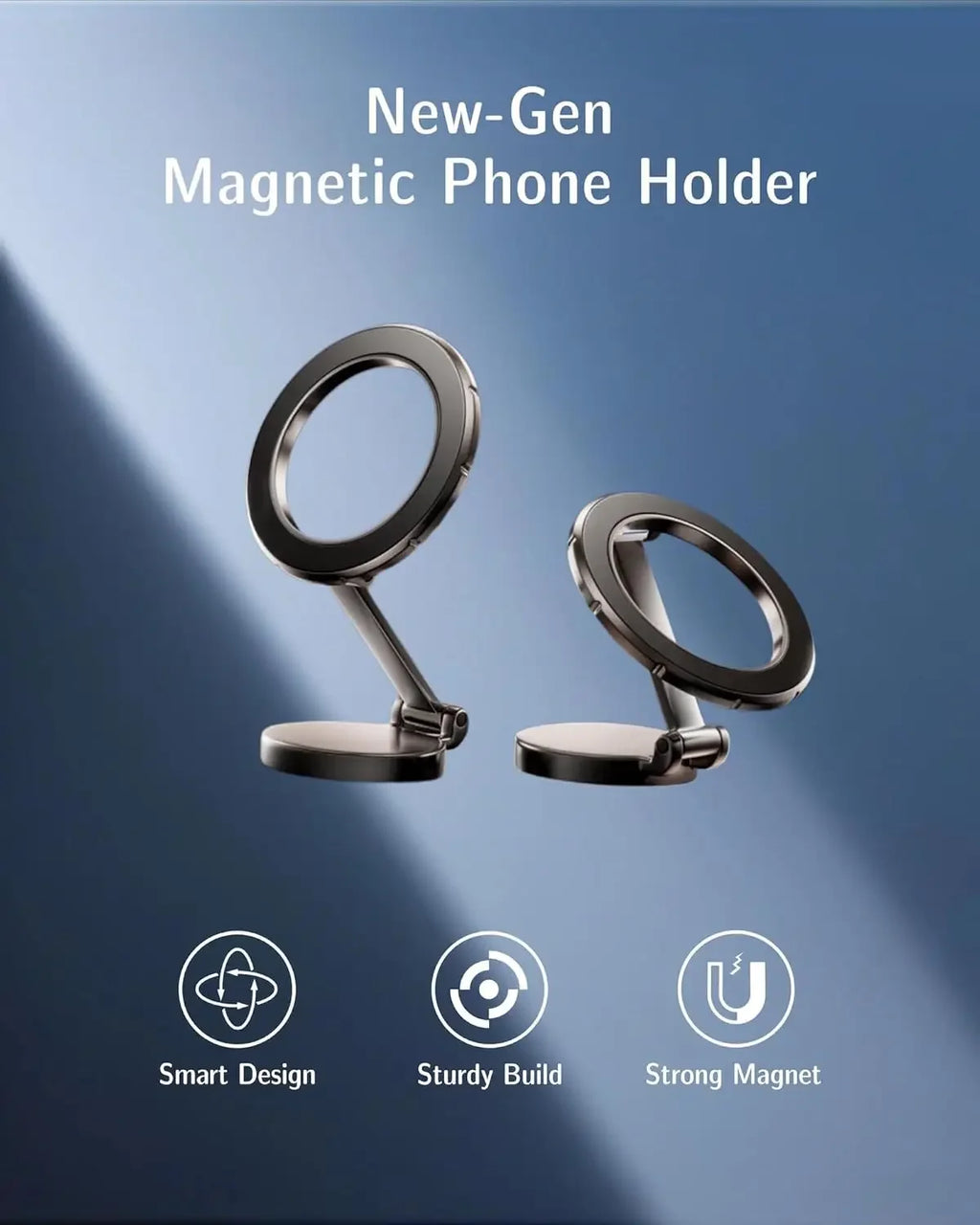 MagSafe Magnetic Car Phone Mount - 360° Adjustable