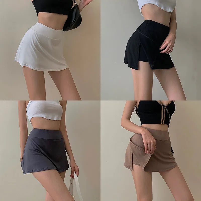 Elegant Tennis Sport Mini Skirt