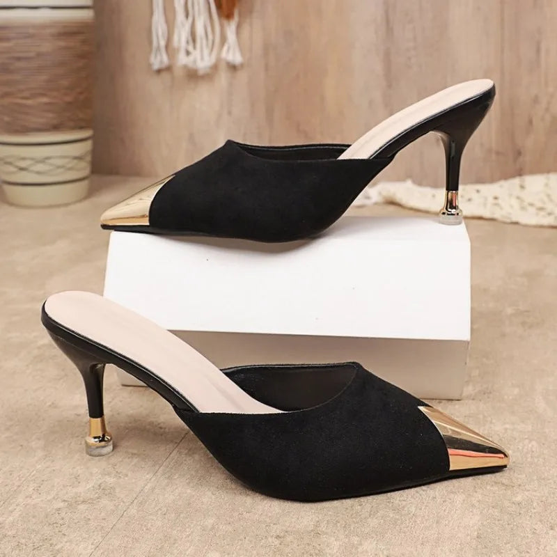Women Pointed-Toe High Heel Sandals