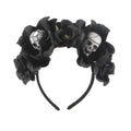 Halloween Skeleton Flower Headband