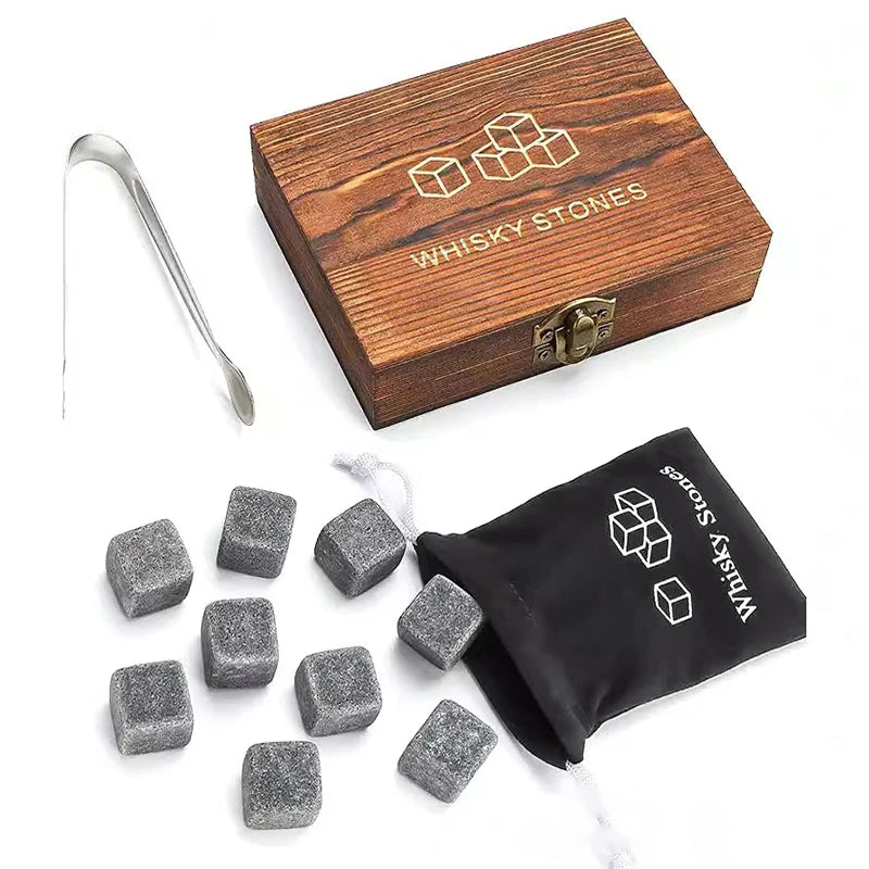 Whiskey Stones Gift Set for Dad