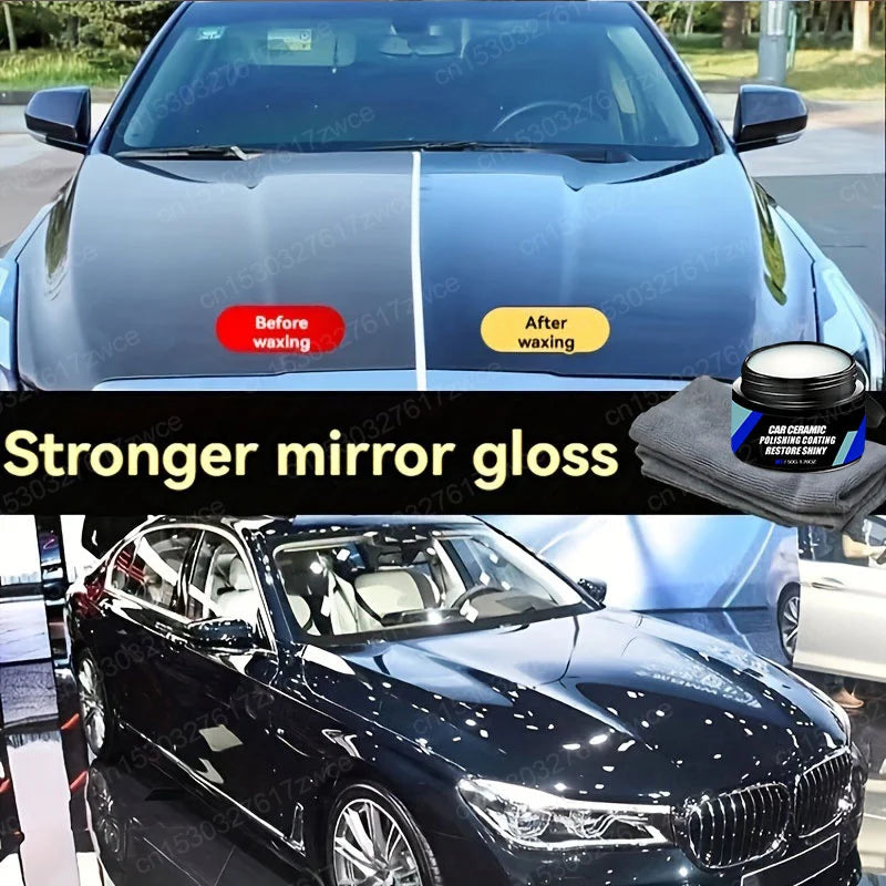 Nano Ceramic Car Coating Wax - Scratch & Water Repair