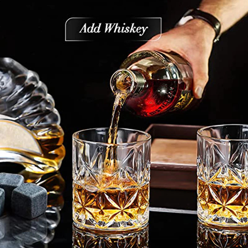 Whiskey Stones Gift Set for Dad
