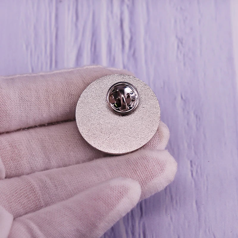Super Papa Superhero Brooch Pin