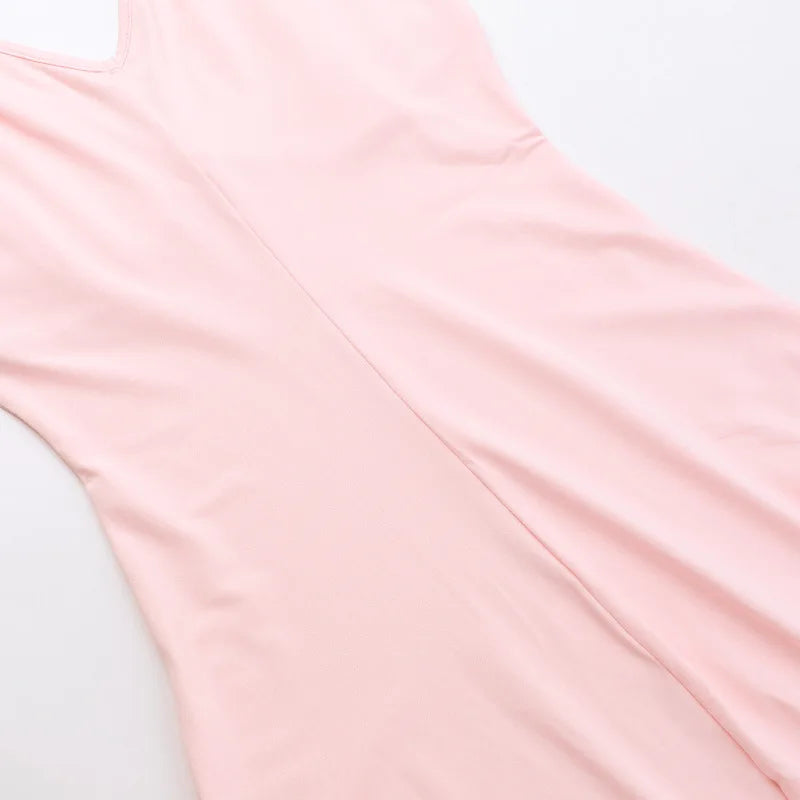 Backless Ruffle Evening Dress with Side Slit