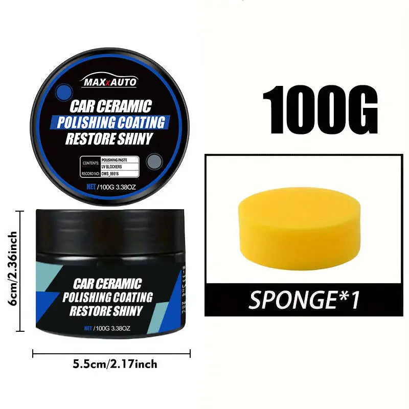Nano Ceramic Car Coating Wax - Scratch & Water Repair
