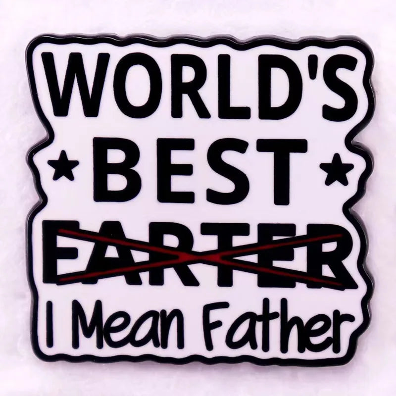 Father's Day Brooch Pin for Dad