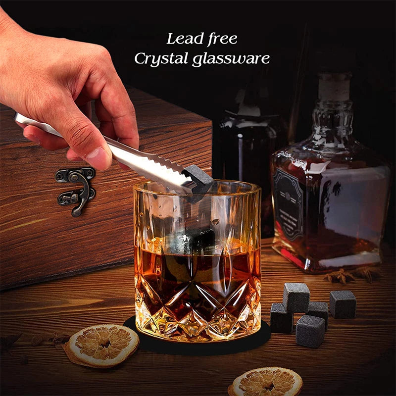 Whiskey Stones Gift Set for Dad