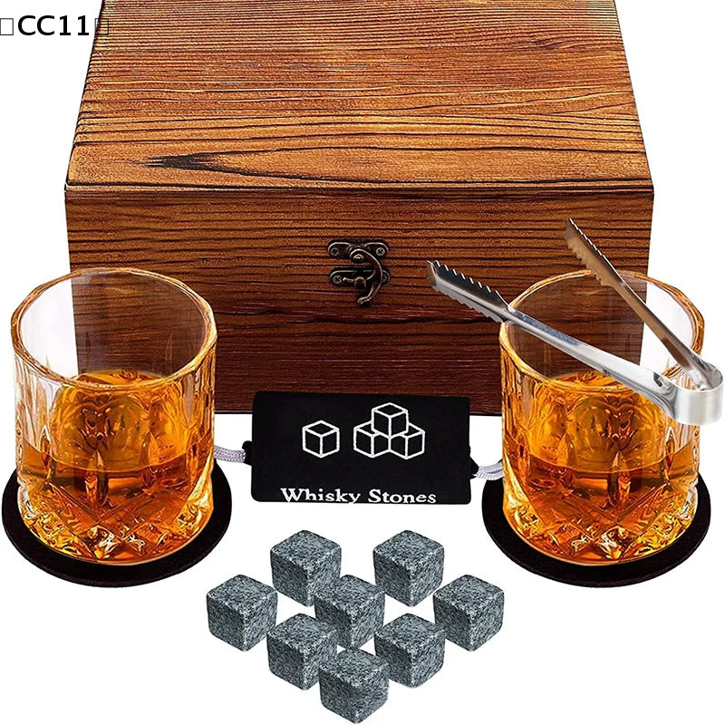 Whiskey Stones Gift Set for Dad