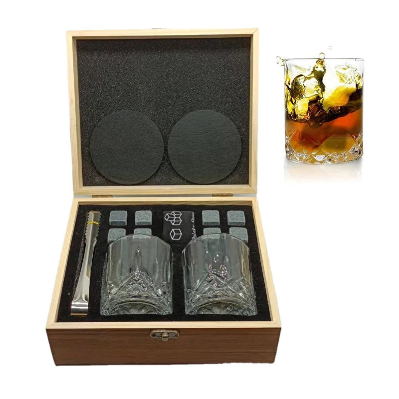 Whiskey Stones Gift Set for Dad