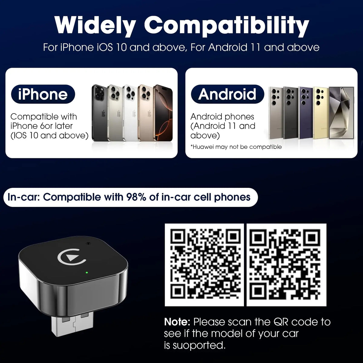 Wireless CarPlay Adapter for iPhone