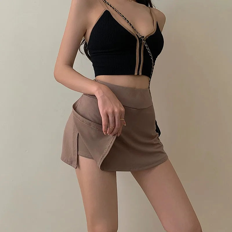 Elegant Tennis Sport Mini Skirt