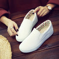 Women Patent Leather Flat Loafers