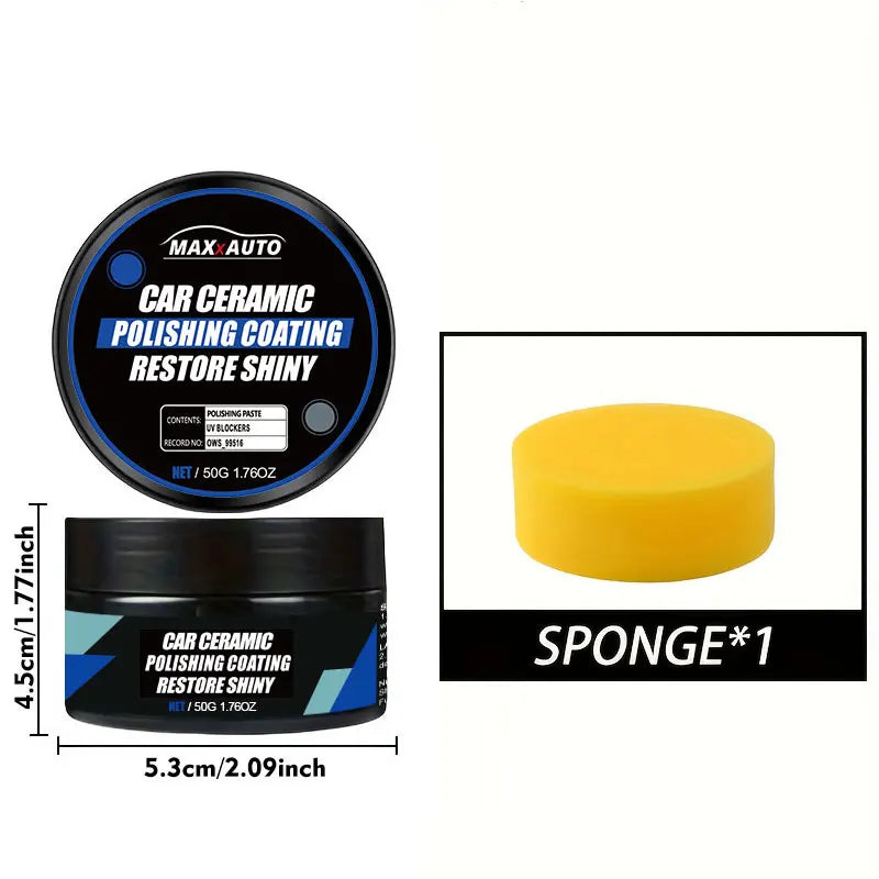Nano Ceramic Car Coating Wax - Scratch & Water Repair