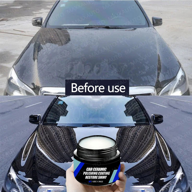 Nano Ceramic Car Coating Wax - Scratch & Water Repair
