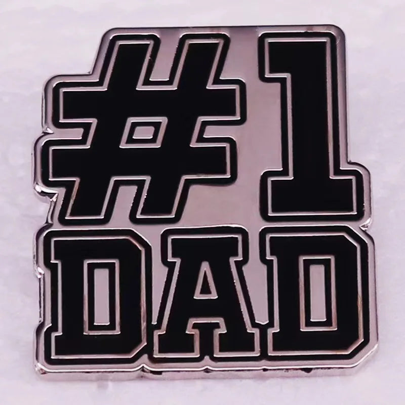 Father's Day Brooch Pin for Dad