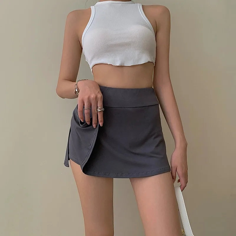 Elegant Tennis Sport Mini Skirt
