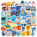 Father's Day Waterproof Stickers (10 or 50 Pack)