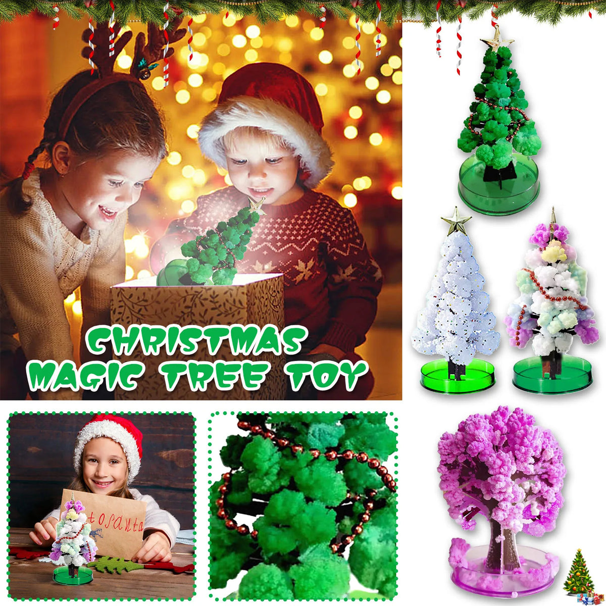 Magic Growing Christmas Tree (Crystal Paper Science Toy)