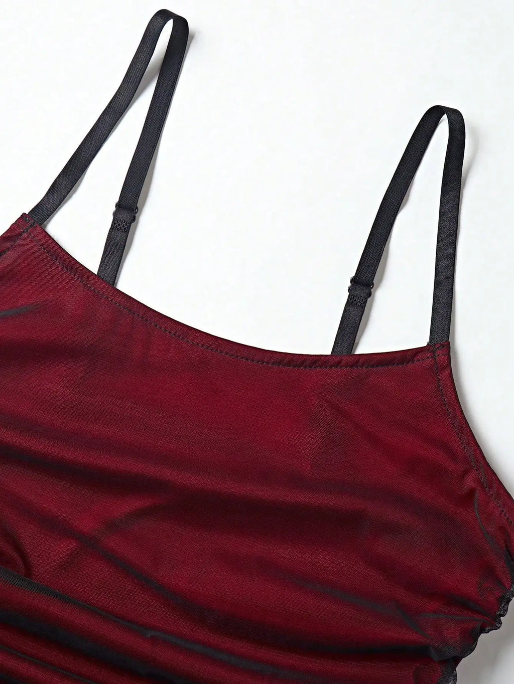 Red Cami Pleated Beach Dress