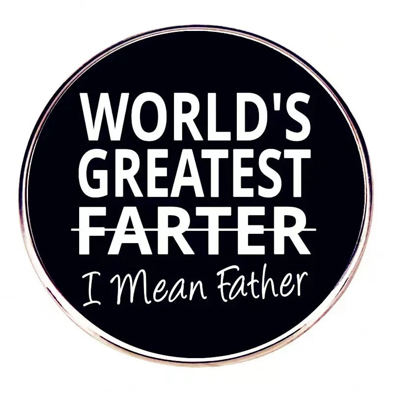 Father's Day Brooch Pin for Dad