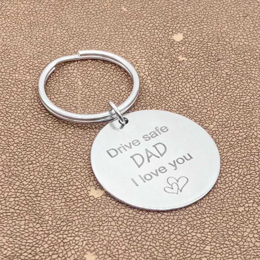 Stainless Steel Keychain Gift for Dad