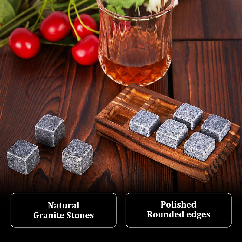 Whiskey Stones Gift Set for Dad