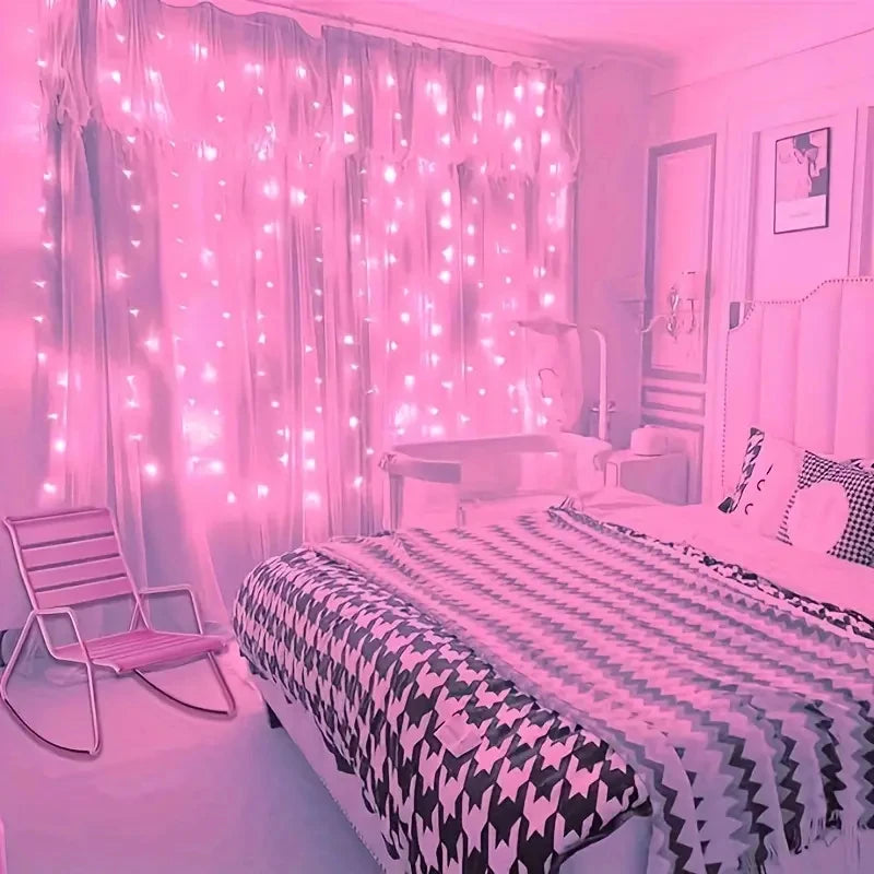 Curtain Fairy Lights LED - 8 Modes with Remote