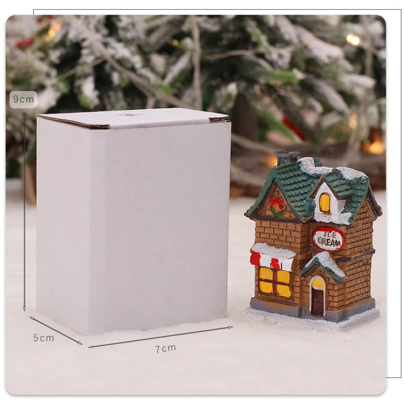 Christmas House Night Light Ornament